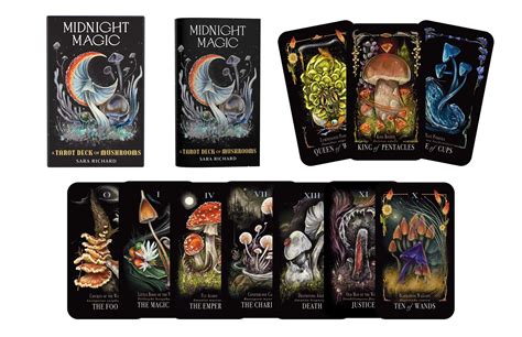 The magic and mystery of mushrooms revealed through the midnight magic tarot deck